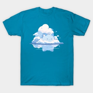 Cute Kawaii Fluffy Cloud Kitten T-Shirt